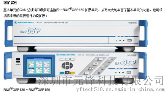 RF开关 R&S  OSP开放式开关与控制平台